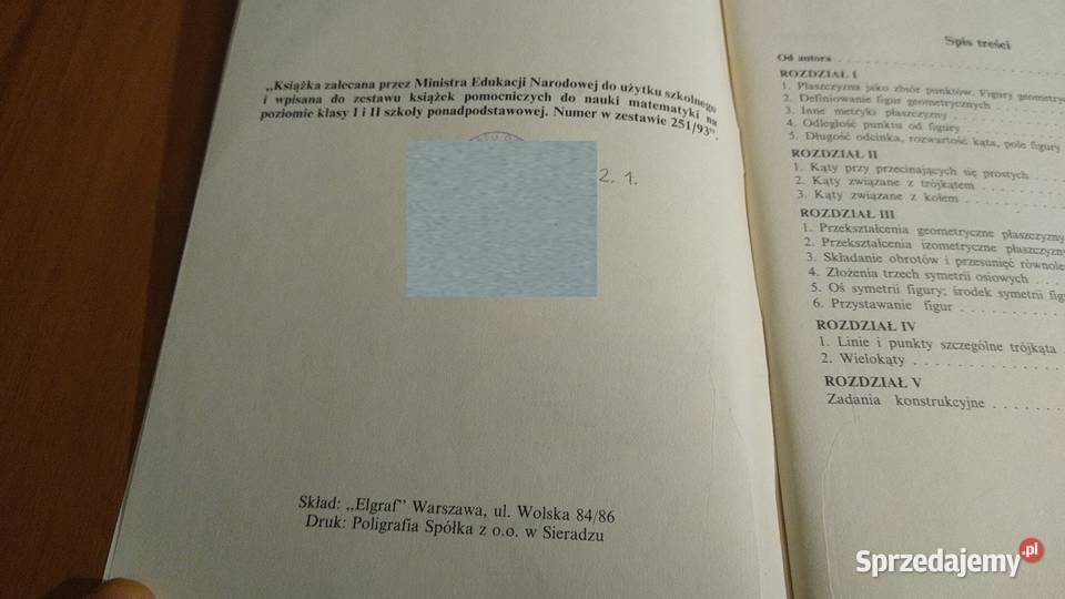 Geometria klasa 12 Cz 1 Jerzy Lisiewicz Gdańsk