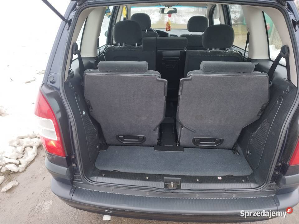 Ładny Opel Zafira 18 benzyna 2002 7 osobowy wielkopolskie Jarocin