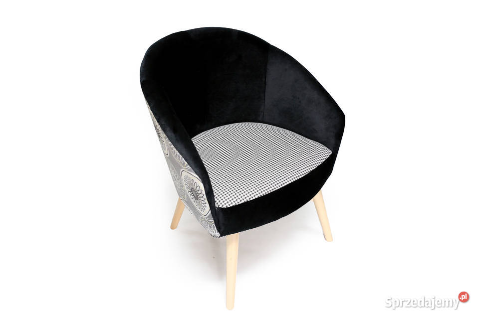 Fotel Kubełkowy Skandynawski Designerski Wygodny Fotele Kazimierz Biskupi