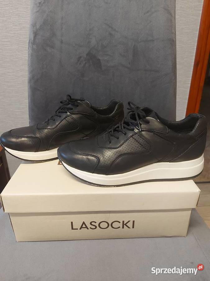 Buty sportowe sneakersy półbuty Lasocki skóra Olkusz