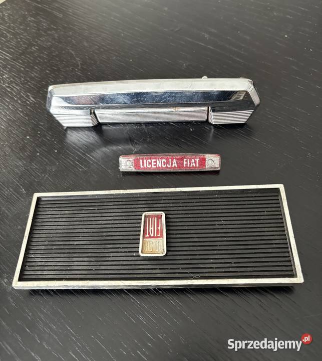 Fiat 125 p znaczek emblemat Licencja Fiat Pozostałe Motoryzacja Lublin sprzedam
