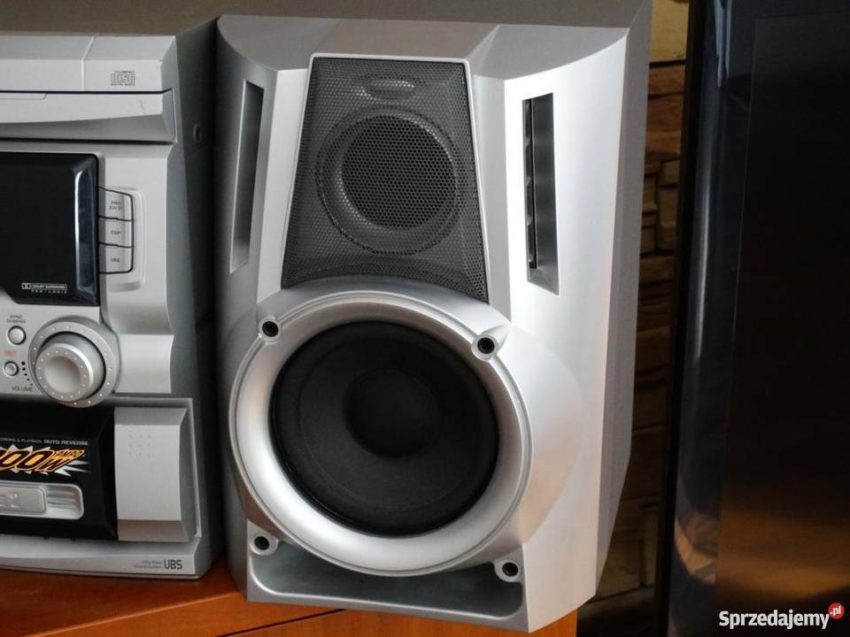Wieża audio z kolumnami mocna i ładnaWYSYŁKA