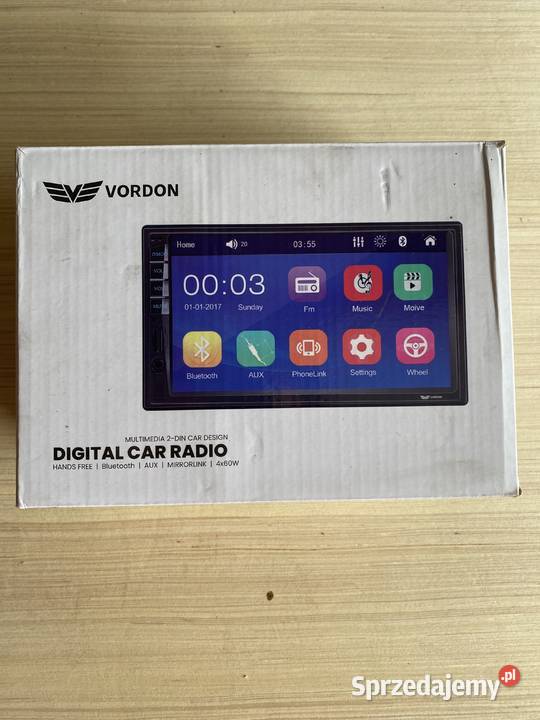 Radio samochodowe VORDON HT800 Jersey Bluetooth