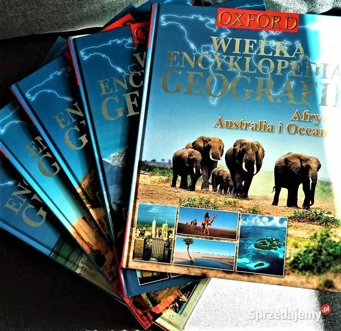 Wielka encyklopedia geografii Oxford Tomy 1 do hobby, kolekcjonerstwo Poradniki, albumy i reportaże