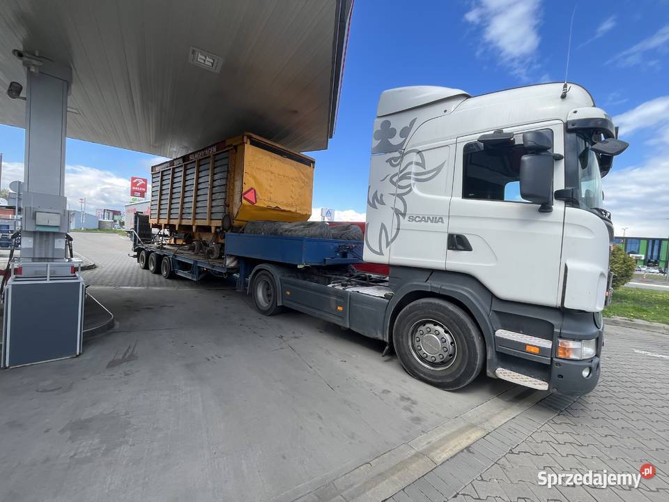 Transport laweta niskopodwoziowa koparek maszyn Mikołów