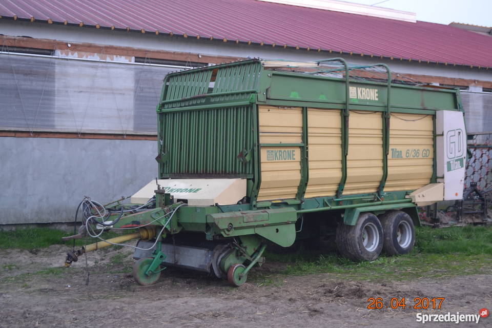 Przyczepa samozbierająca KRONE mazowieckie Bieżuń