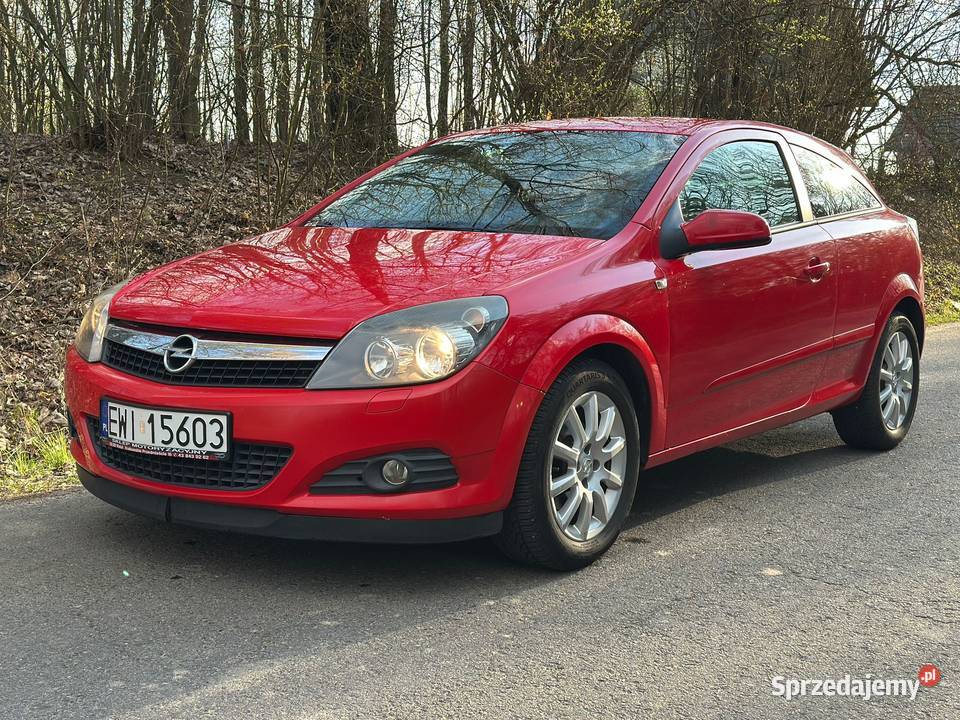 Opel Astra H 16 2007 GTC Super stan niski łódzkie Wieluń