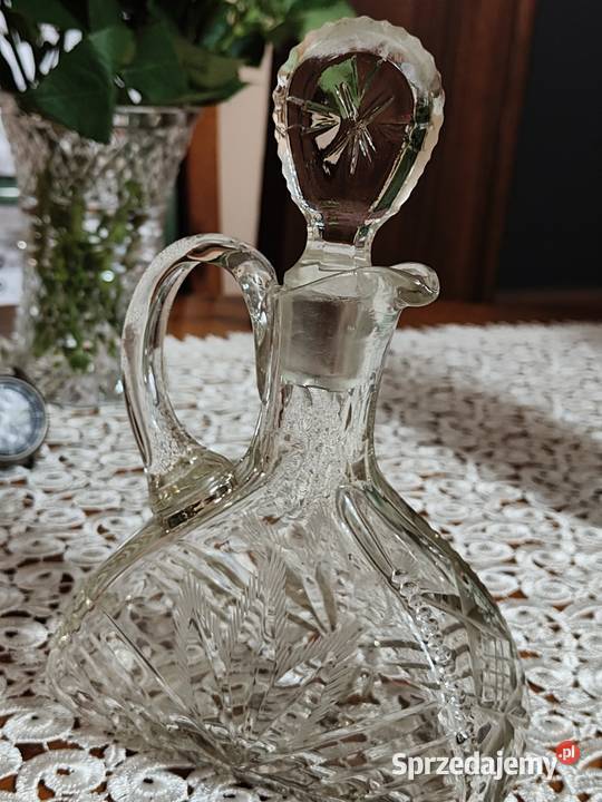 Karafka kryształowa Art deco dolnośląskie Legnica
