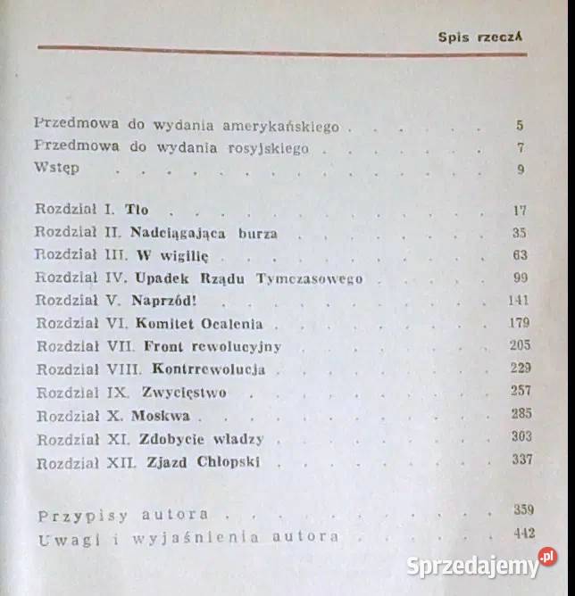 Dziesięć dni które wstrząsnęły światem John Reed sprzedam