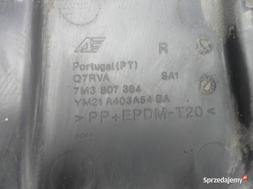 VW SHARAN Zderzak Tylny 7M3807364 Dębno
