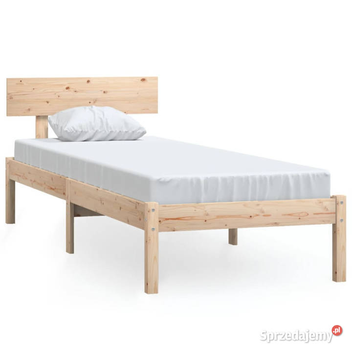 Rama łóżka lite drewno sosnowe 90 x 200 WM810132 mazowieckie Warszawa