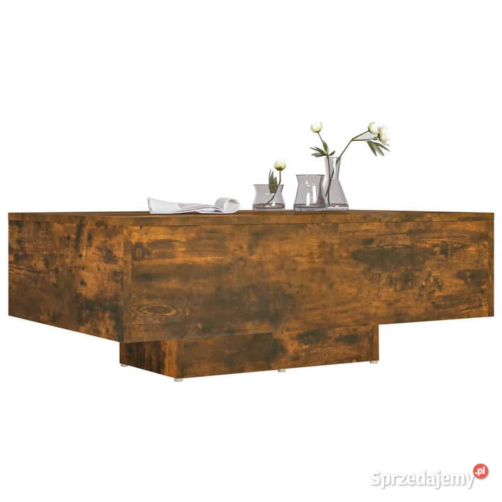 Stolik kawowy przydymiony dąb 85x55x31 WM815759 Warszawa