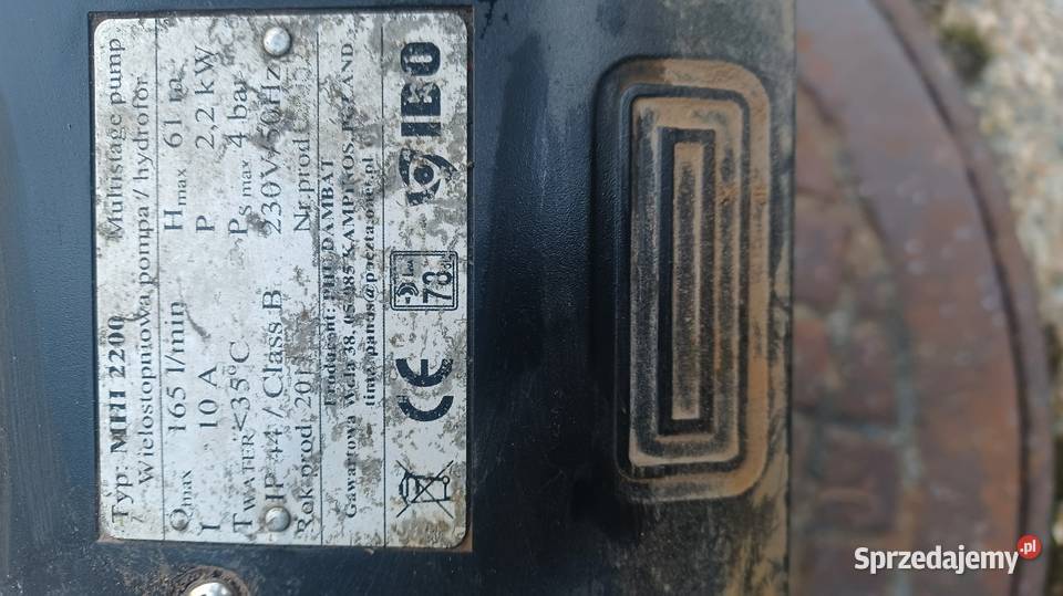 Pompa hydroforowa MHI 2200 IBO Pompy i hydrofory Jarkowice