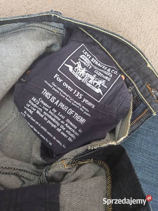 Męskie spodnie Levis rozmiar W28 L34 2834 Levi Olsztyn sprzedam