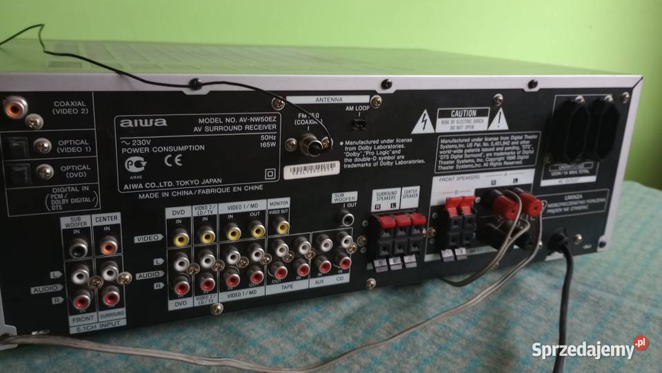 AIWA AVNW50 amplituner kinopierwszy właściciel Piasek