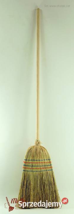Miotła sorgo na kiju 5X szyta Ułęż