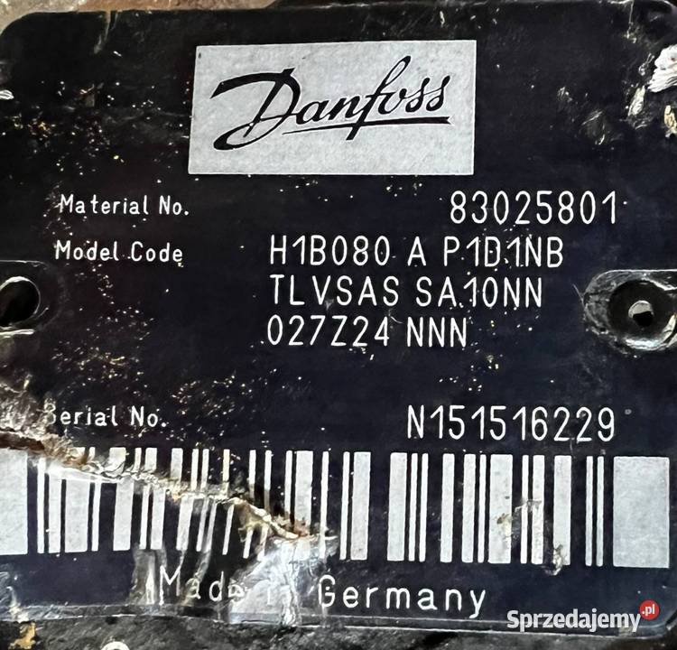 Danfoss H1B080 83025801 Pompa hydrauliczna Poznań