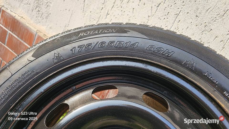 Koła stalowe z oponami volkswagena 5x100 et 38