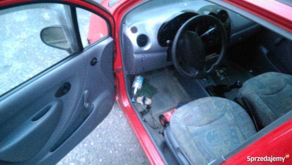 Daewoo Matiz czerwony bezwypadkowy zadbany 2 x łódzkie Łódź
