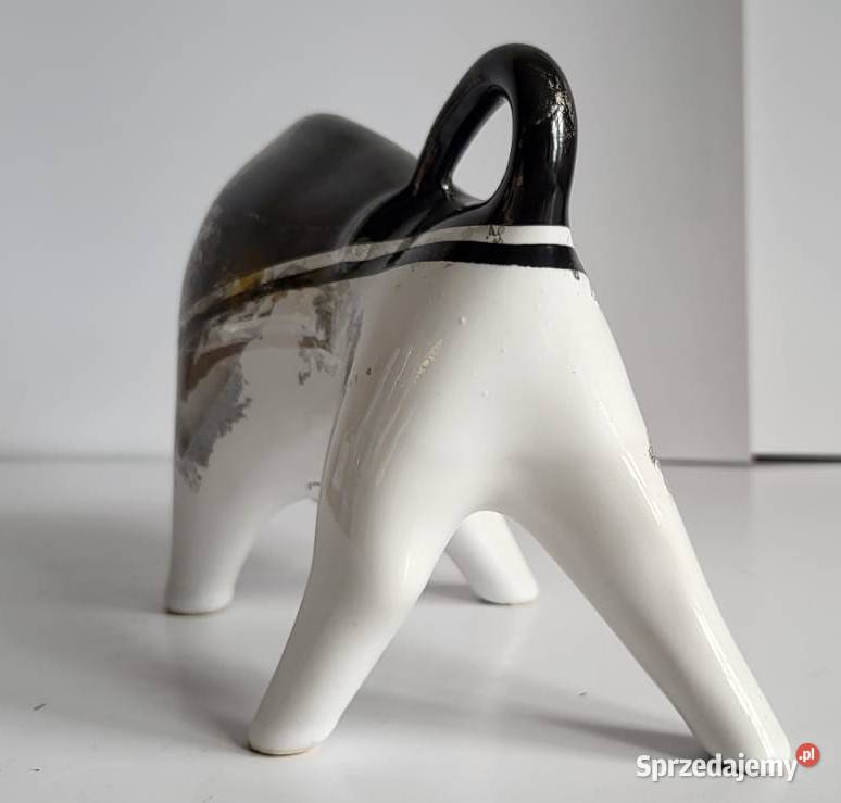 BYK Znak zodiaku Figurka Byczek ceramiczny Sierakowice