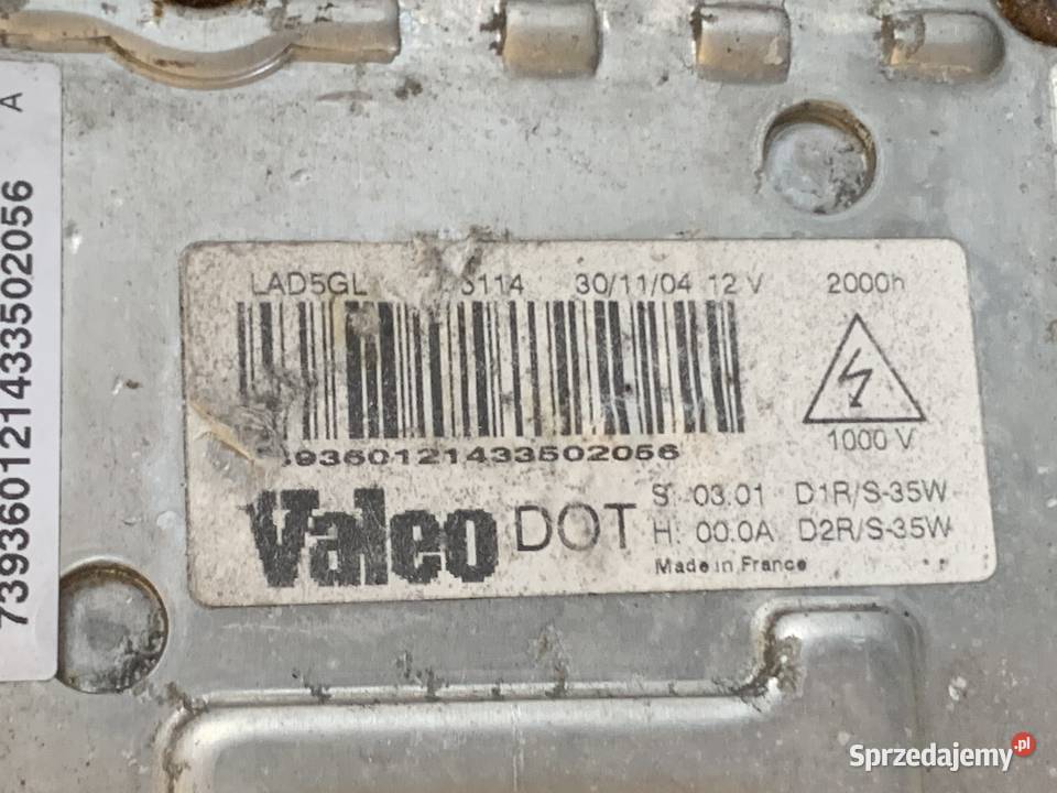 Citroen C5 I lift II 0408 lampa lewy przód XENON Barwałd Dolny