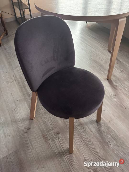 Stół Argo z 4 krzesłami dębowy Sobków