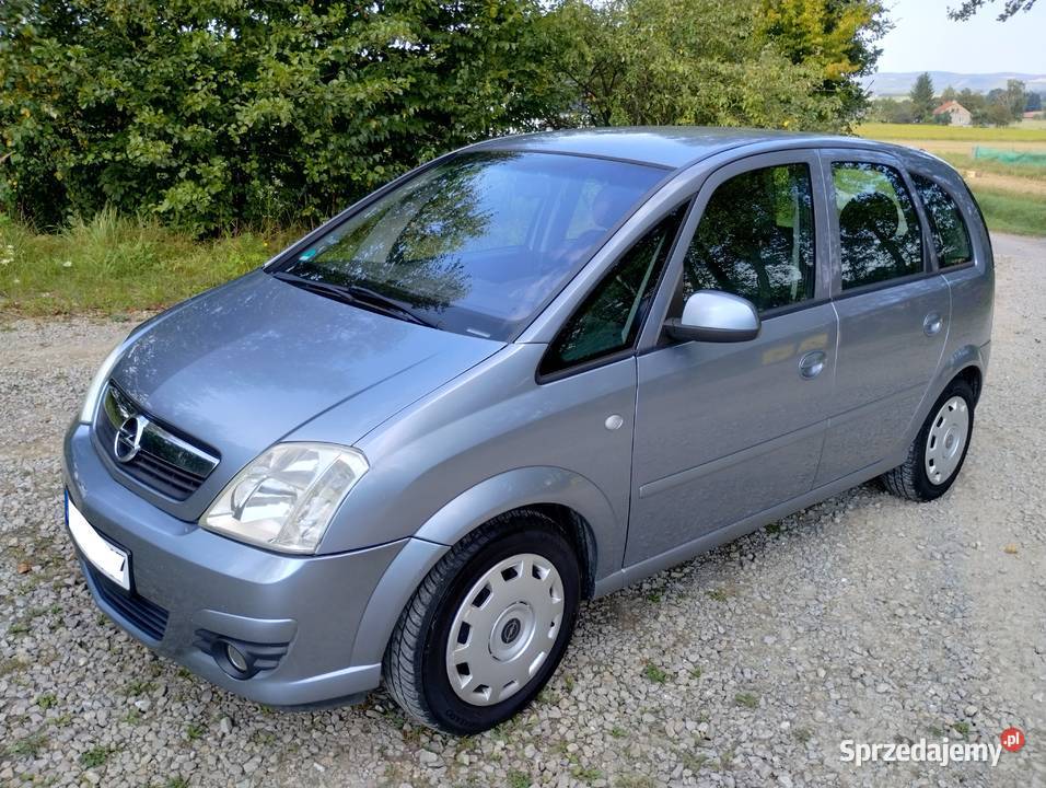 OPEL MERIVA 14 16v Zadbany i ekonomiczny srebrny podkarpackie Różanka