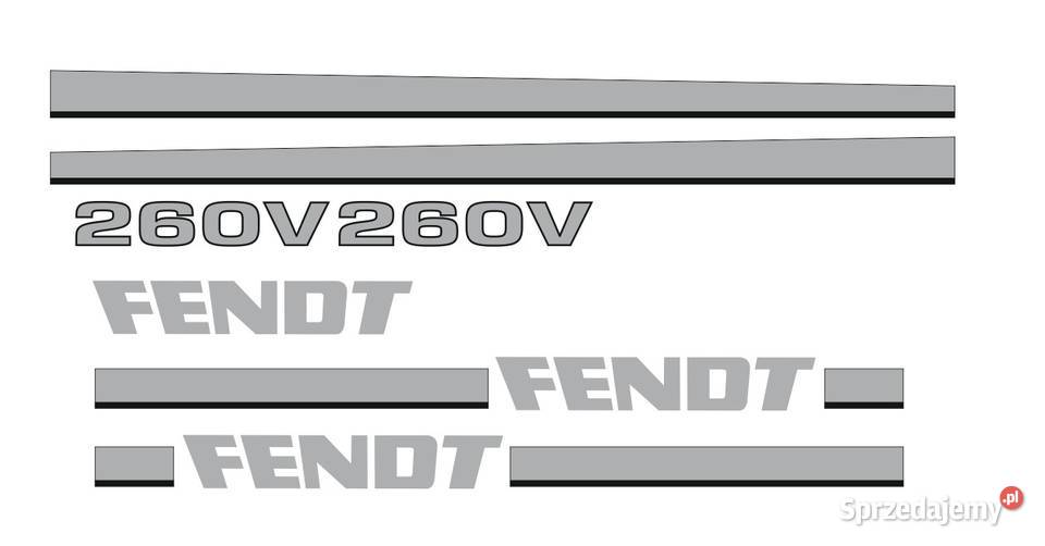 Naklejki Fendt 260v i inne modele super mocne Bydgoszcz