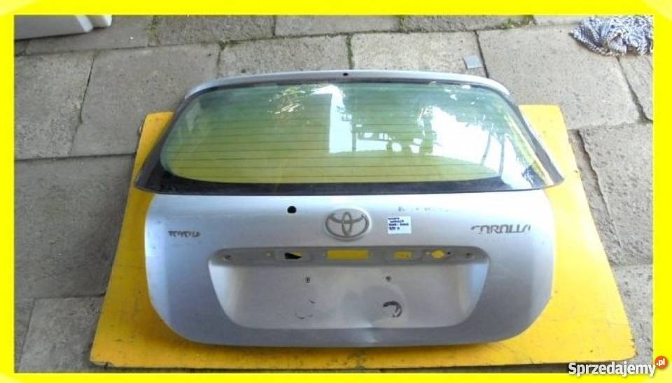 Toyota corolla 3d 5d e12 2003 06 klapa tył z Wrocław sprzedam