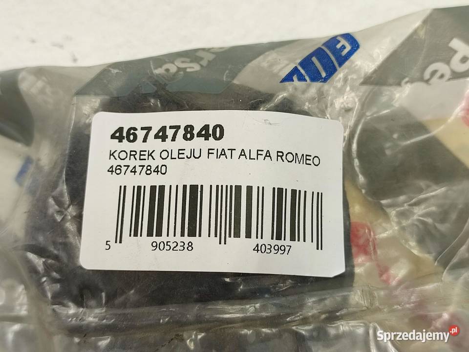 KOREK WLEWU OLEJU ALFA ROMEO 166 24 JTD 20002007 Pozostałe lubelskie