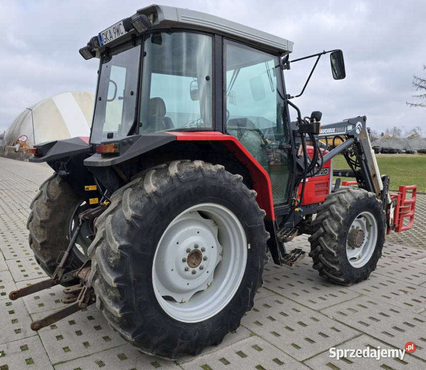 Ciągnik MASSEYFERGUSON 6120 4x4 80 TUR Faucheux Pogórze