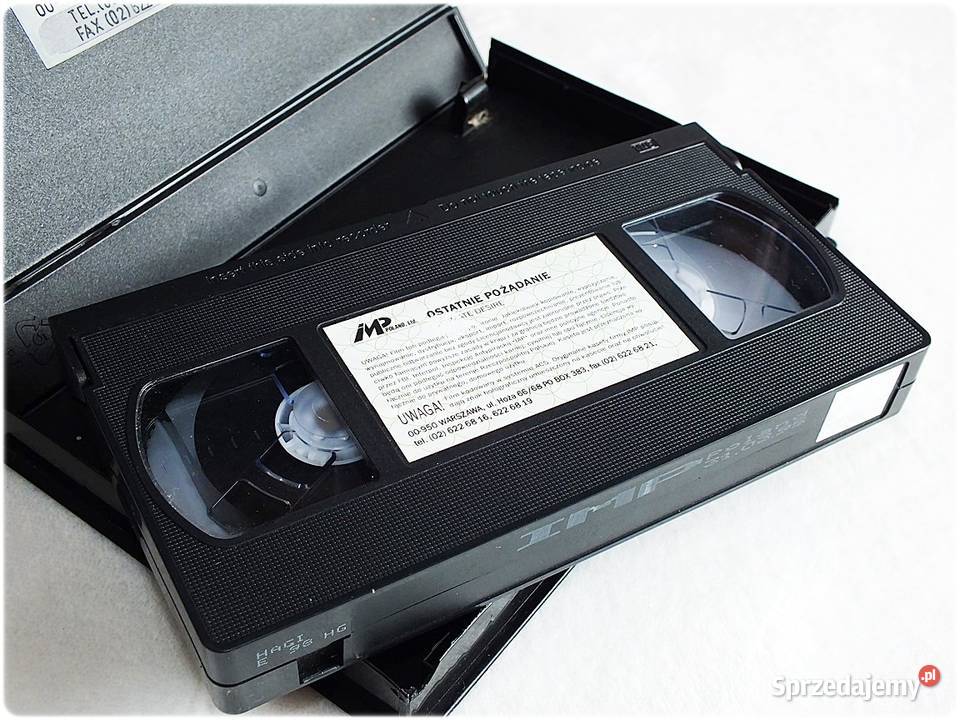 Kaseta VHS Ostatnie Pożądanie Film na Video Żary