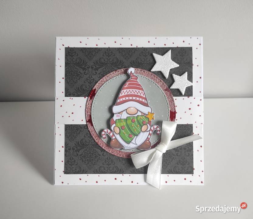 Kartka ręcznie robiona świąteczna Boże