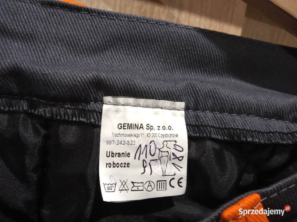 Ocieplany komplet męski roboczy 180 śląskie
