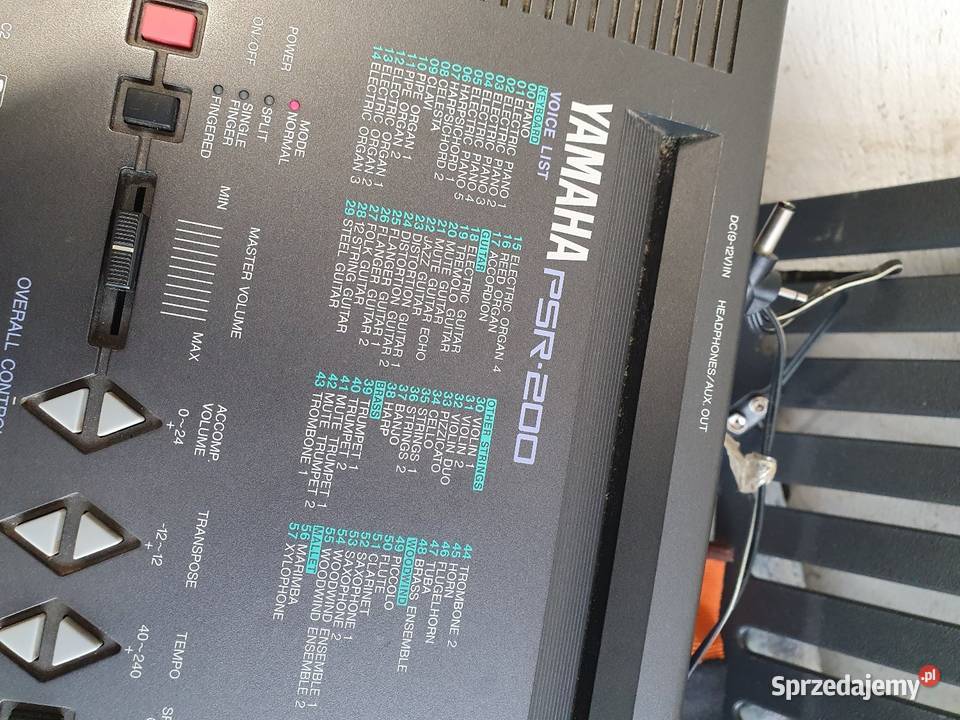 Keyboard Yamaha PSR200 Pianino fortepian Yamaha