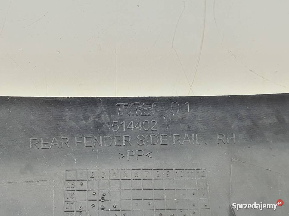 NADKOLE PRAWE TYL BLOTNIK TGB BLADE 550 EFI