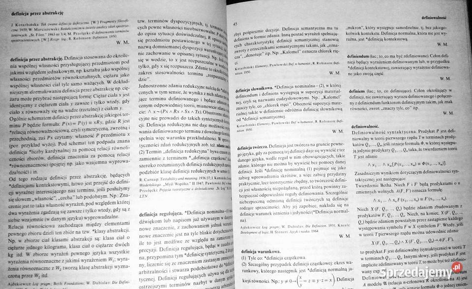 Mała encyklopedia logiki Kazimierz Czarnota i