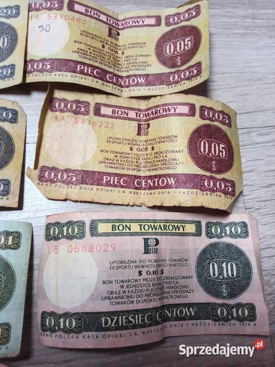 Bony towarowe Pekao z okresu PRLu