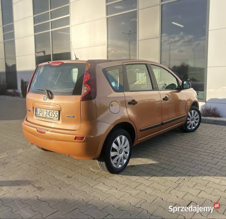 Śliczny Nissan Note Salon 1 właściciel 14 lat gniazdo AUX lubelskie Puławy