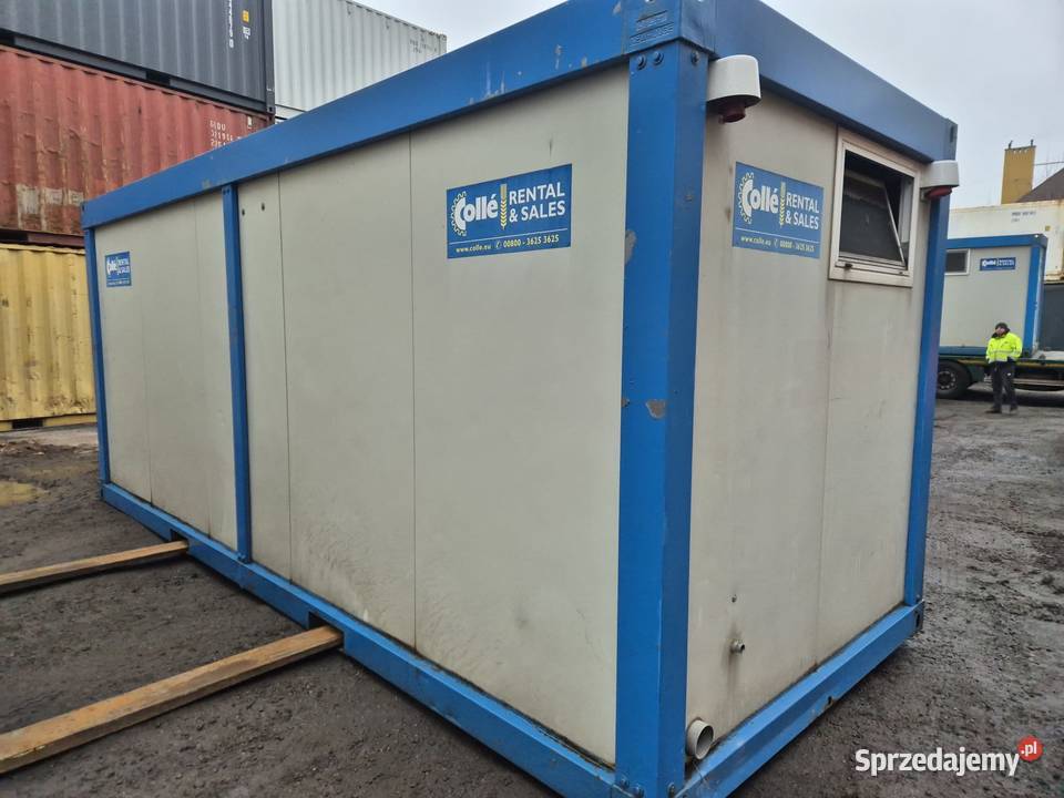 Kontenery sanitarne toalety umywalki prysznice Gdynia