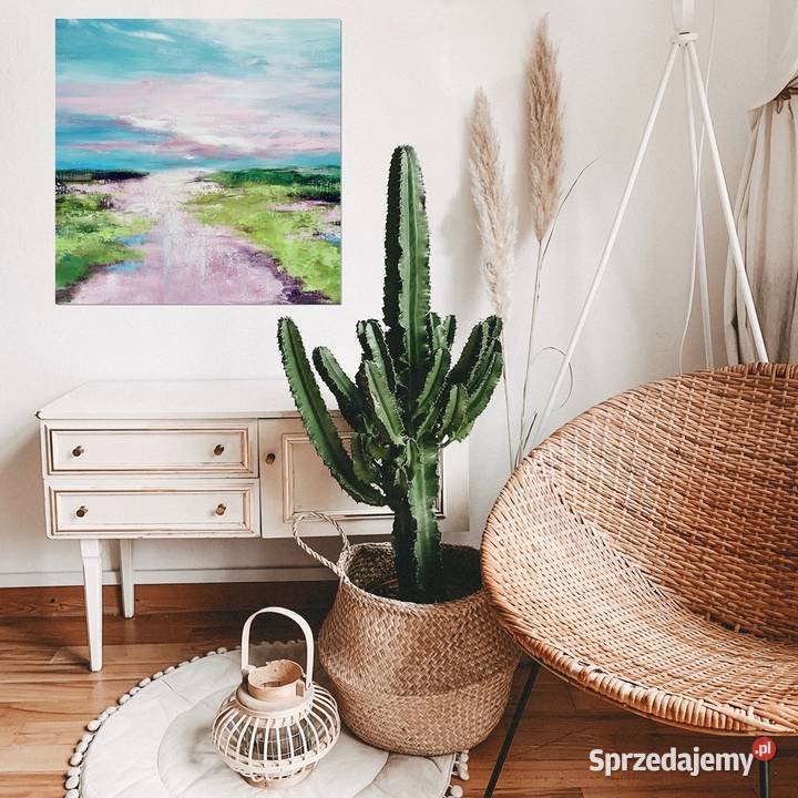 Rozlewisko obraz pejzaż nowoczesny krajobraz Malbork