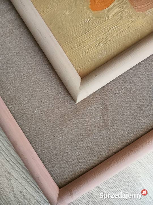 Stary obraz abstrakcja 37x37 1994 r Kraków sprzedam