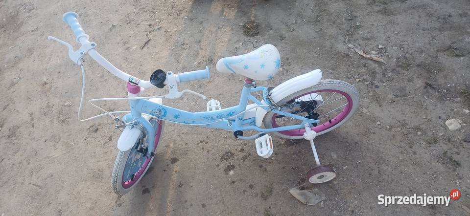 Rowerek dziewczynki z kulkami bocznymi Rowerki Złotoryja