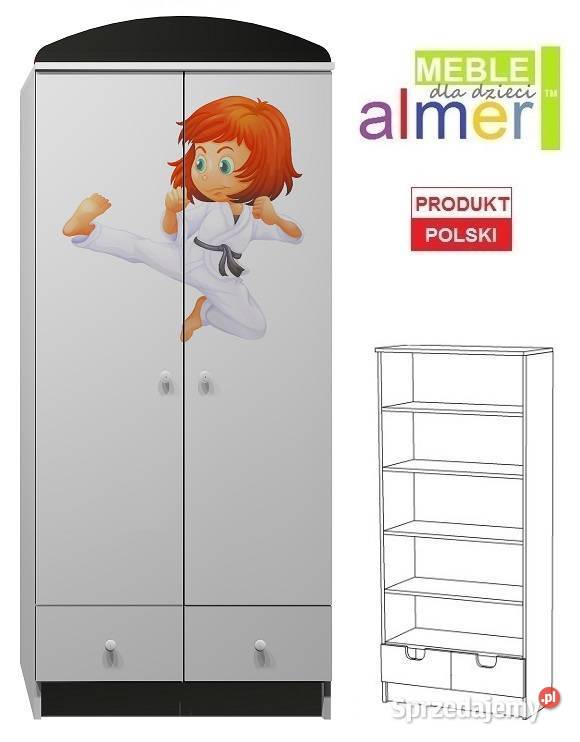 KARATE KID 18 N25 szafa dziecięca 80x53 w190 podlaskie