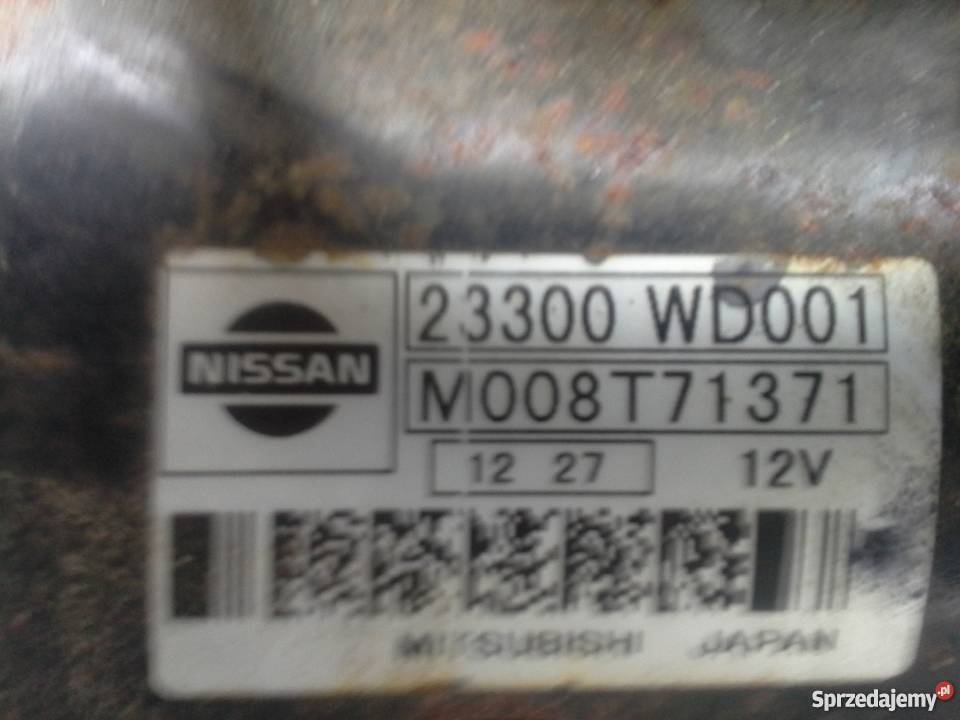 Nissan Almera N16 22Di rozrusznik 23300WD001 Silniki i osprzęt