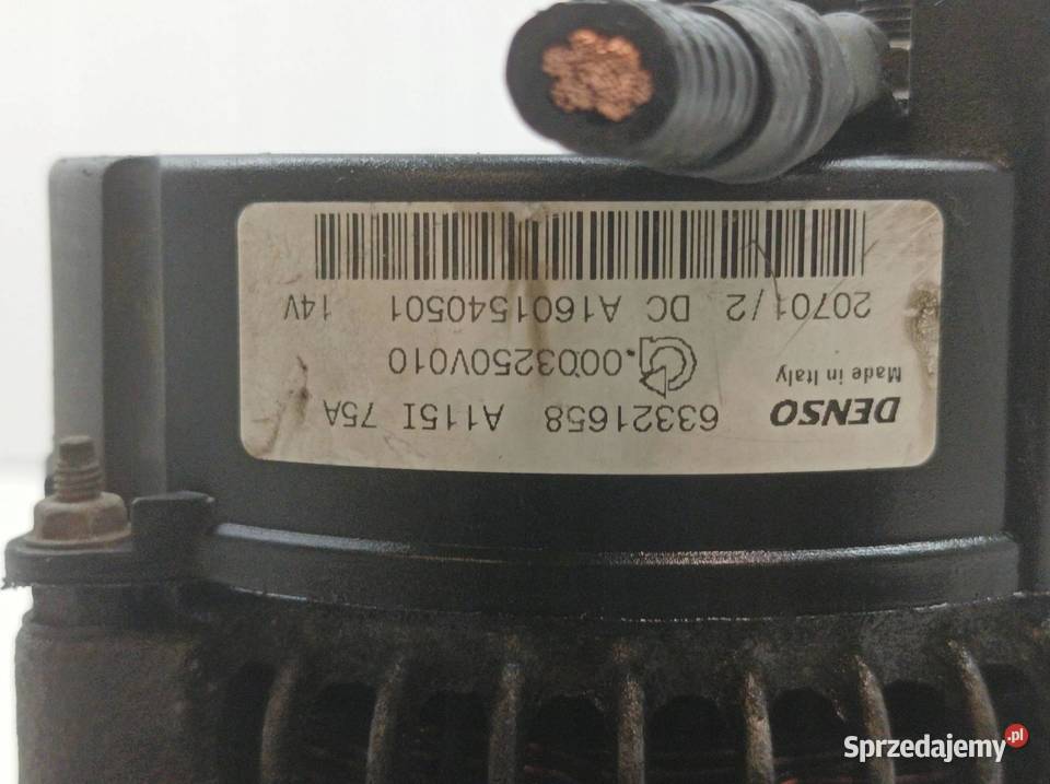 ALTERNATOR 63321658 06 B Smart Fortwo I 19982007 Układ elektryczny silnika świętokrzyskie sprzedam