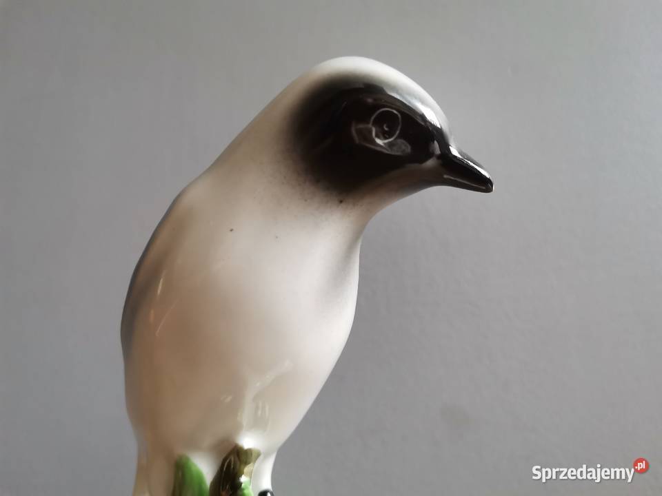 Stara figurka porcelanowa Ptak Dzieżba śląskie Katowice