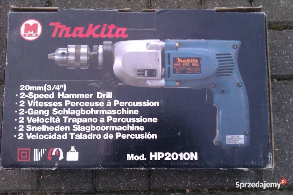 Nowa wiertarka udarowa Makita HP2010N model 20 Warszawa