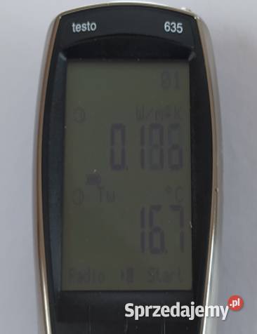 Testo 6352 zestaw do pomiaru wsp przenikalności Chomranice