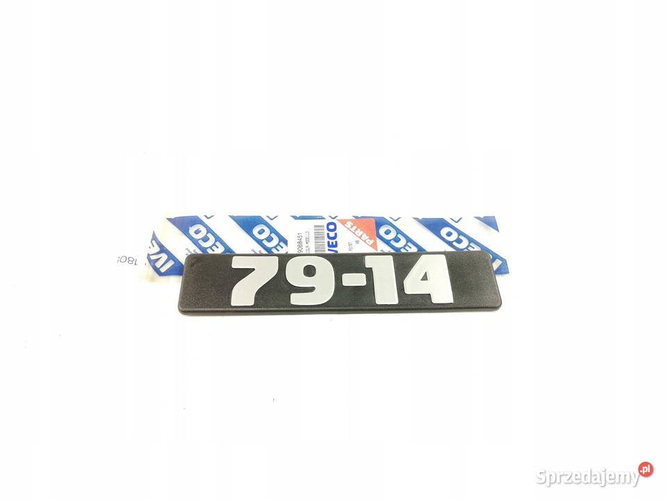 EMBLEMAT NAPIS IVECO ZETA 7914 ORYGINAŁ ASO lubelskie